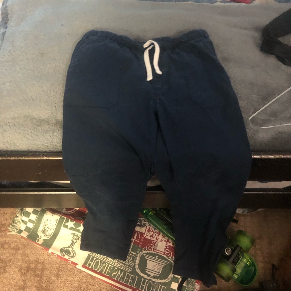 Dark blue pants
